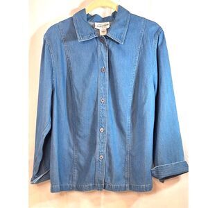 Pendleton Womens Button Up Over Shirt Size 1X